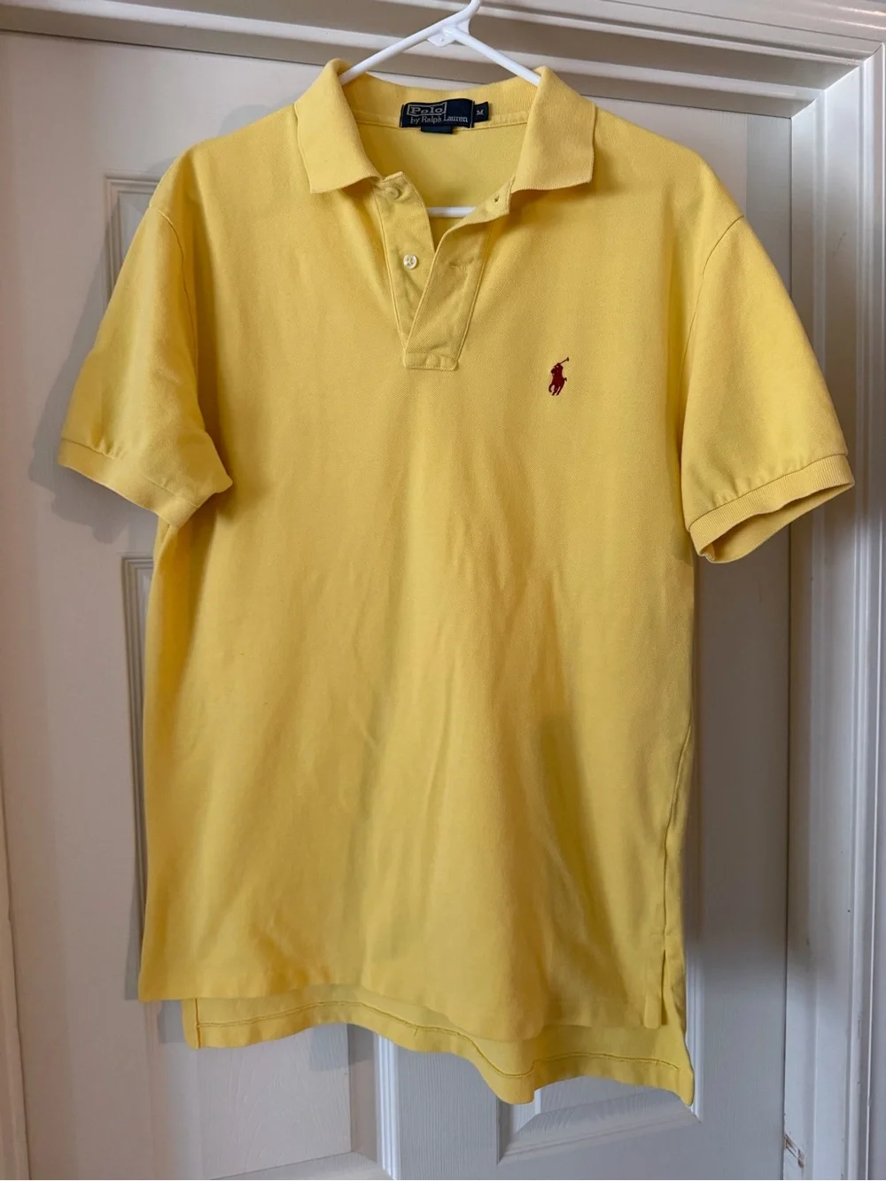 Ralph Lauren Bright Yellow Polo with Red Pony